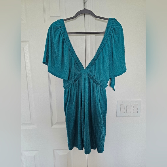 NWOT FP La La Romper-Teal- Large - Picture 4 of 7